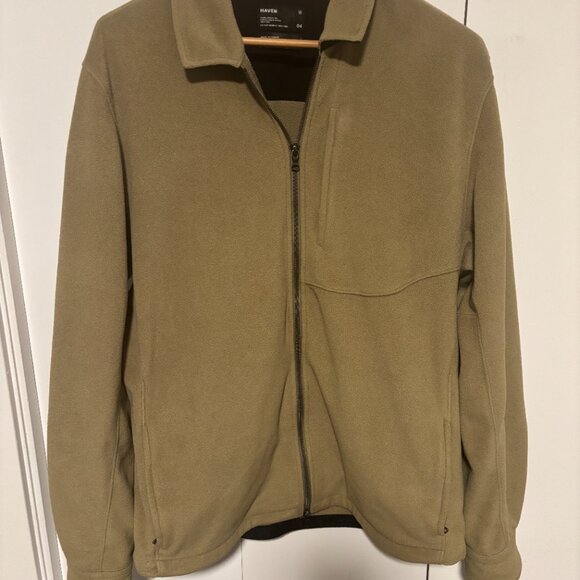 $395 Haven Green Full-Zip Polartec Fleece Guide Jacket - Large Made in Canada - Picture 5 of 12